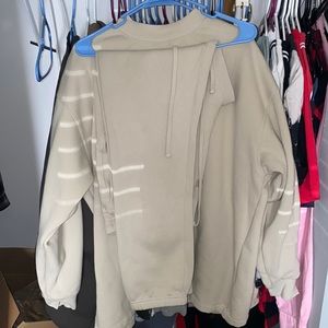 COPY - 2 piece essentials fear of god jogging suit (crewneck) worn one time ever